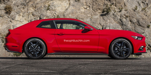 2015 Mustang Hatchback profile