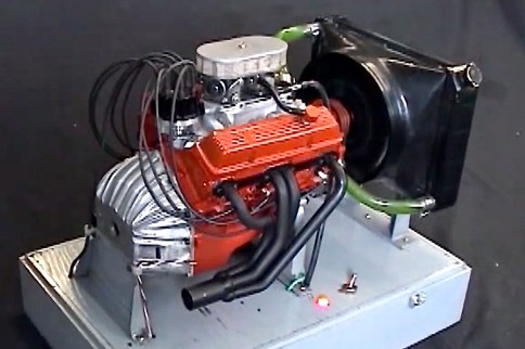 Video: Can't Get Enough of 1/3-scale Chevy Small-block V8!