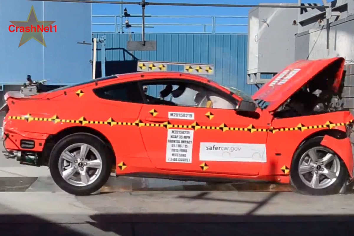 Video: 2015 Mustang Receives 5-Star Crash Test Rating From NHTSA