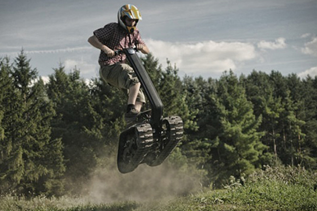 Video: Part Tank, Part Segway, All Shredder!