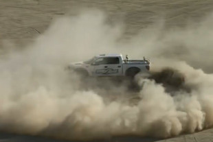 Video: Watch A Toyota Race Truck and F-150 Tear Up Ocotillo Wells