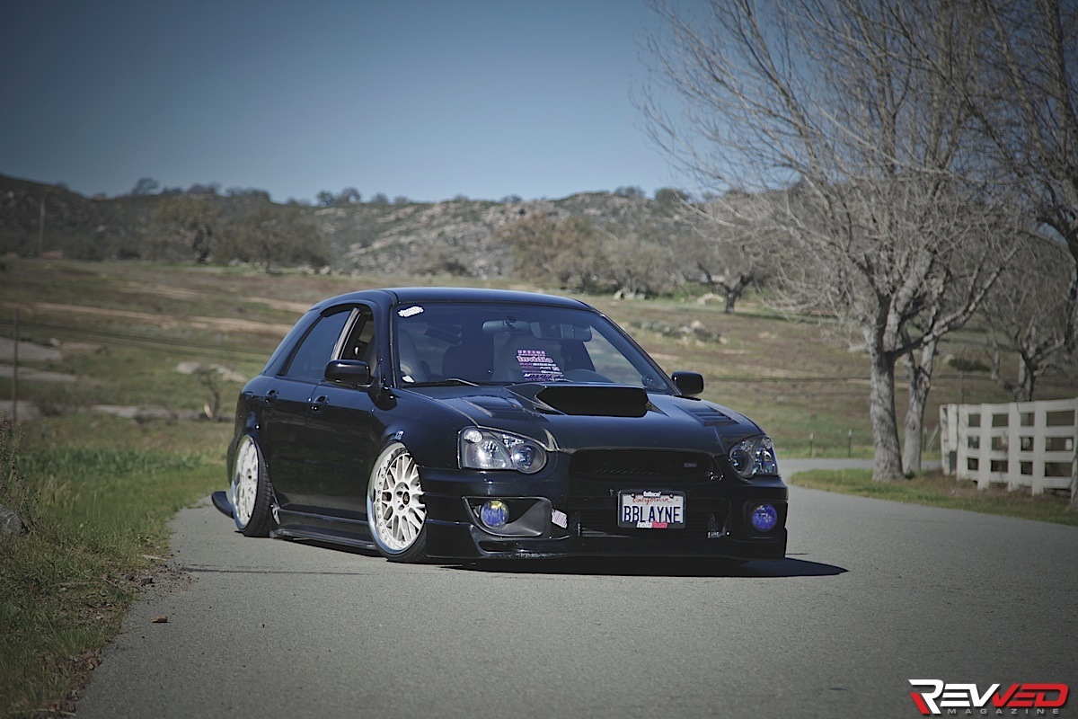 Car Feature: Boosted & Bagged Subaru WRX Show Wagon