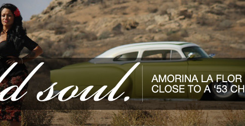 Rod Authority Certified Babe: Amorina La Flor With A '53 Kustom
