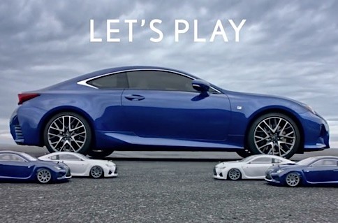 Video: Lexus Arrives Ready To Play During The Super Bowl
