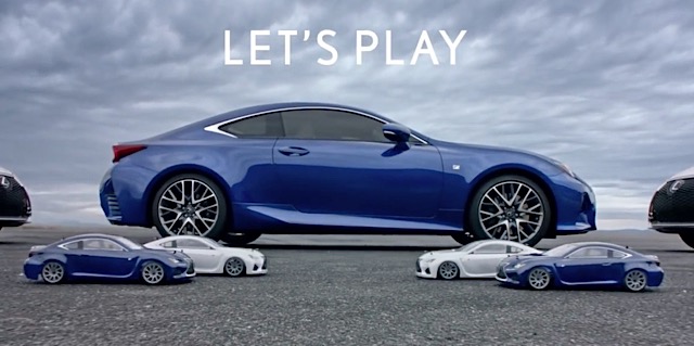 Video: Lexus Arrives Ready To Play During The Super Bowl