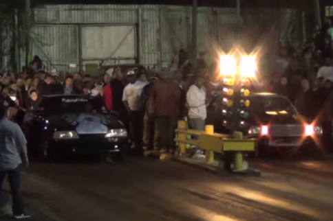 Video: Grudge Race Ends In Wild Crash And Intense Fire!