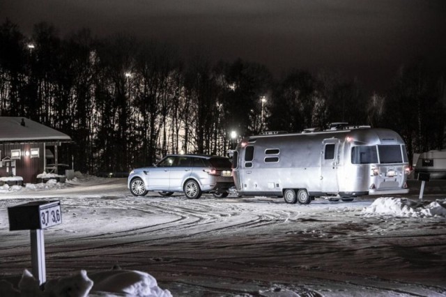 Land Rover Ranger Rover Hybrid Airstream Arjeplog, Sweden