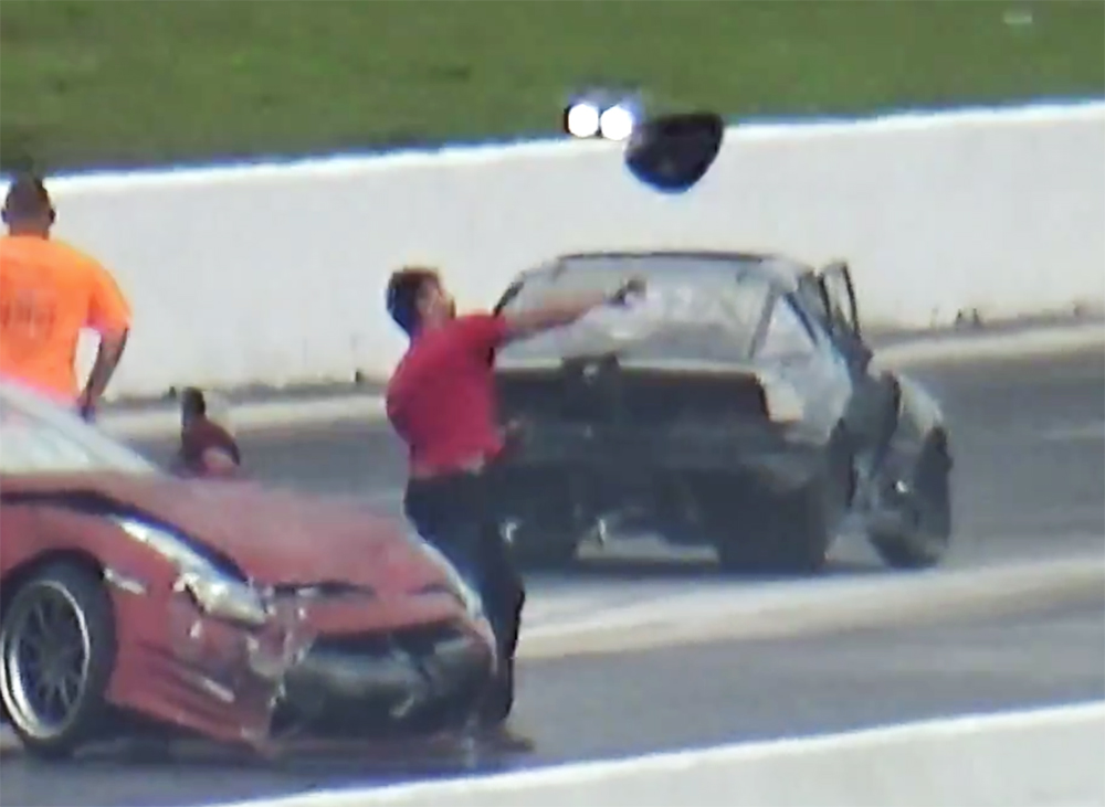 Video: RX7 And GT-R Collide At TX2K15...And The Driver Is Furious!