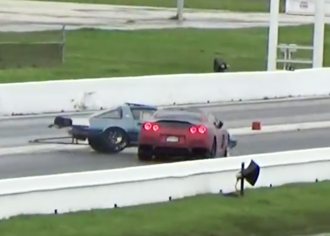 Video: RX7 And GT-R Collide At TX2K15...And The Driver Is Furious!