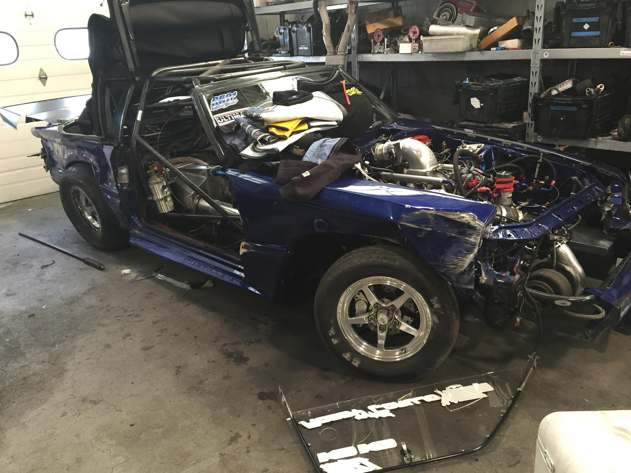 Robby Corujo Already Rebuilding After Lights Out 6 Crash