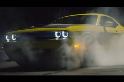 Video: Pennzoil Hoons a Challenger Hellcat Around Abandoned City
