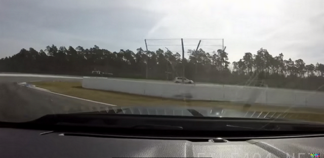 A concrete barrier is not the view you want when doing an open track outing. 