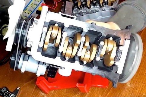 Videos: Scale-model Toyota Engine & Tranny Made With 3D Printer