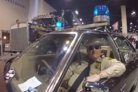 Video: Wax Figure Of Buford T. Justice Has A Big Surprise In Store