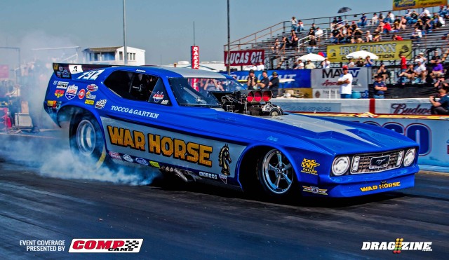 Roger Garton's War Horse 1972 Mustang Funny Car.