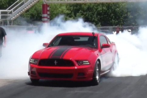 Video: Conservative-Looking Mustang Street Car Rips Off Eights!