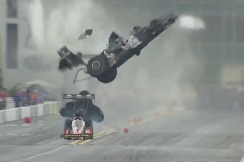 VIDEO: Larry Dixon Unhurt In Terrifying Top Fuel Crash