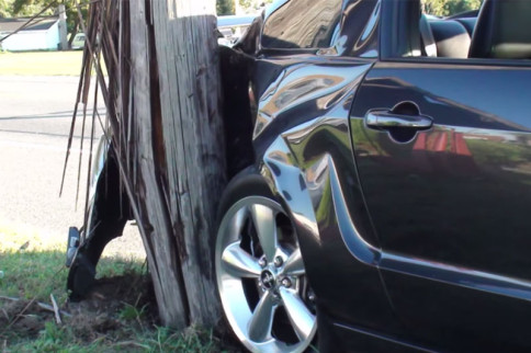 Video: Another Showboating Mustang Bites The Dust