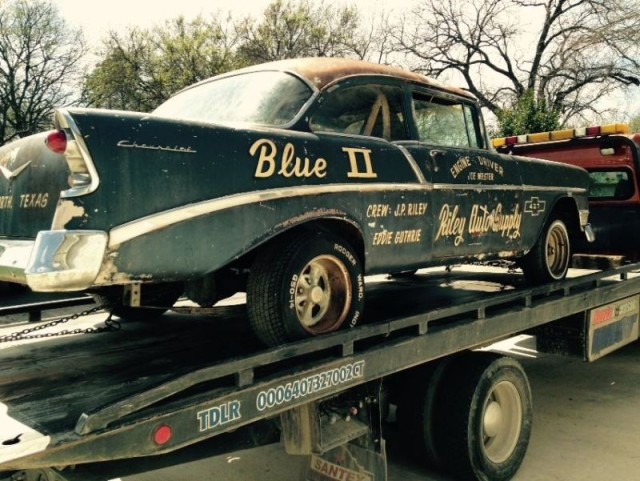 1957 Chevy Gasser Blue II