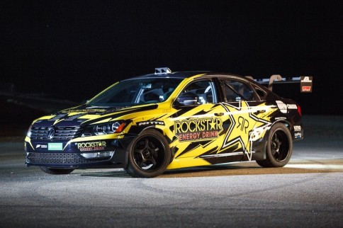 Video: Tanner Foust's Wild RWD, Nitrous V8-Powered Passat Drifter