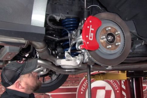 Video: CJ Pony Parts Lowers The 2015 GT With Ford Racing