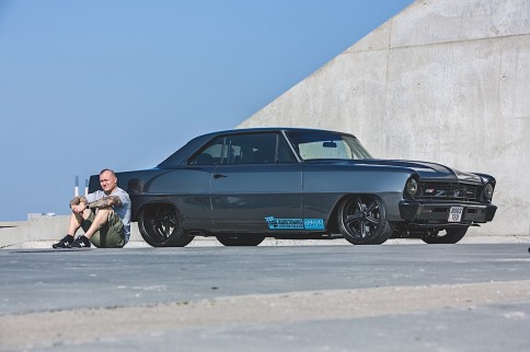 Going All On Black With Marcus Walther’s Aggressive 1966 Chevy Nova