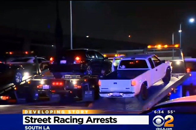 Large Bust In Southern California To Stop Illegal Street Racing