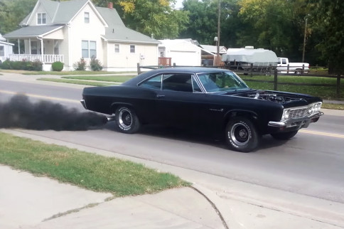 Video: Ridin’ In My 66 Impala Sippin Diesel and Roasting Some Tires