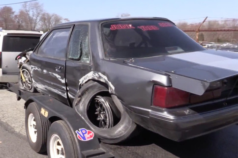 Video: Bumper-Dragging Wheelstand Ends In Brutal Crash