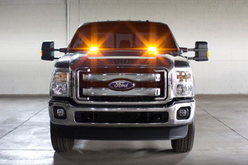 Video: Ford Super Duty Trucks Now Offer LED Strobe Warning Lights
