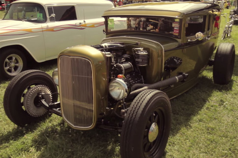 Video: Holley-Equipped Model A Sedan Was Transformed Into A Coupe