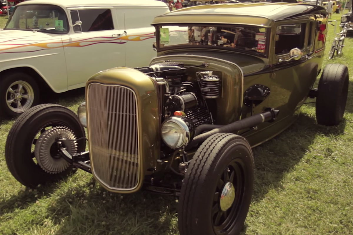 Video: Holley-Equipped Model A Sedan Was Transformed Into A Coupe