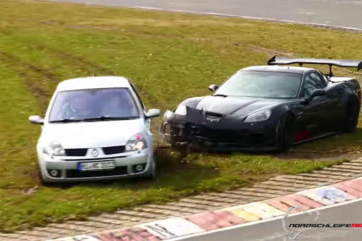 WVW: Is This Matt Farah's Wrecked Vette At The Nürburgring?