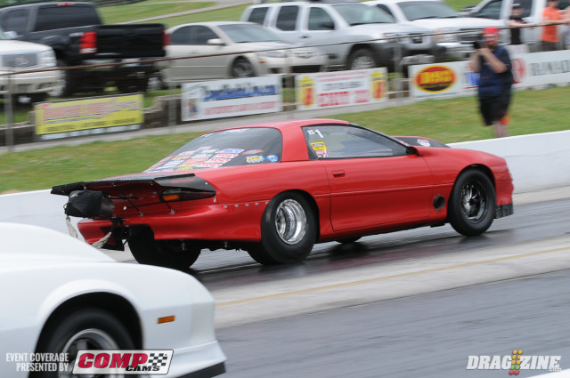 Like Hines, David Hutnick didn't make a single qualifying run this weekend and was by default paired with No. 1 qualifier Paul Smith. Hutnick didn't miss a beat, though, running low ET of the round at 7.74 for the win. Hutnick will take on John Warren in the semis, while Dan Baumann and Tony Alm will square off on the other side of the ladder.