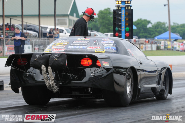 Keith survived a bit of a first round scare, as his Corvette was lazy at the hit, forcing him to chase down Brian Green in the lights. Berry won it with a 4.61 to Greens' 5.02.