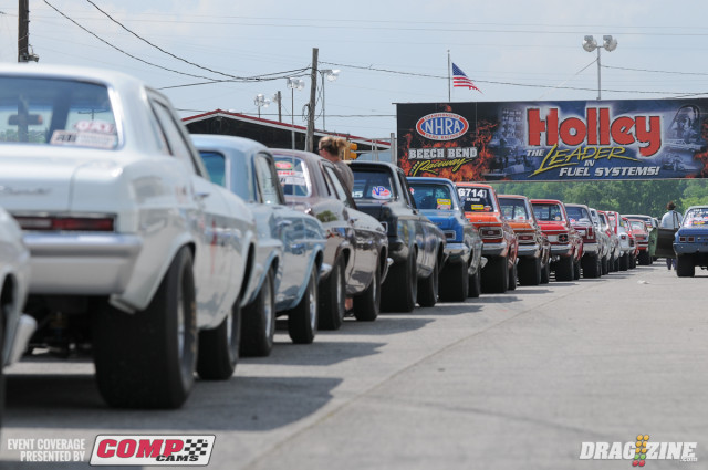 If you like old school iron, there's no shortage of that here in Bowling Green, as the annual Dave Duell Classic, honoring the late class racing pioneer, has brought out more then fifty of these iconic machines from the 1950s and 60s.
