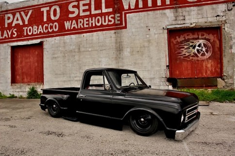 Video: Torn Between Two Rad, Bagged, And Blacked-Out Pickup Trucks