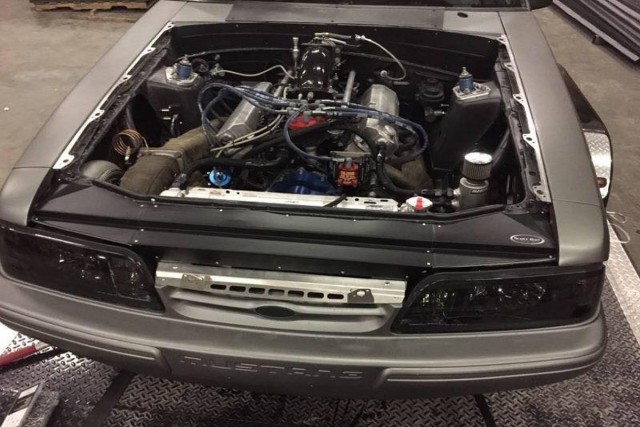 Nothing to see here, move along. Just a simple 388-inch Windsor with a Precision single 88mm turbo. 