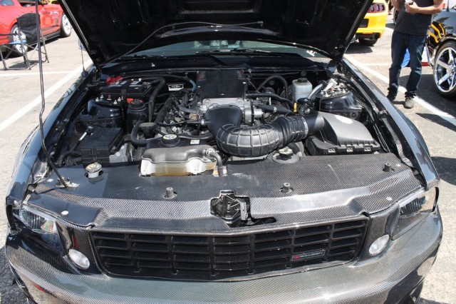 Aside from the carbon fiber additions, the Saleen S281 remains stock from a performance standpoint. 