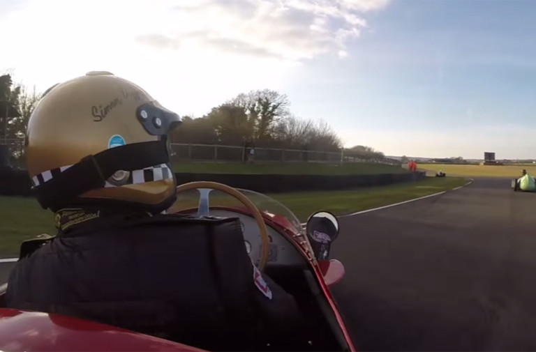 Simon Diffey Makes Bump-Starting An Old Maserati 250F Look Easy