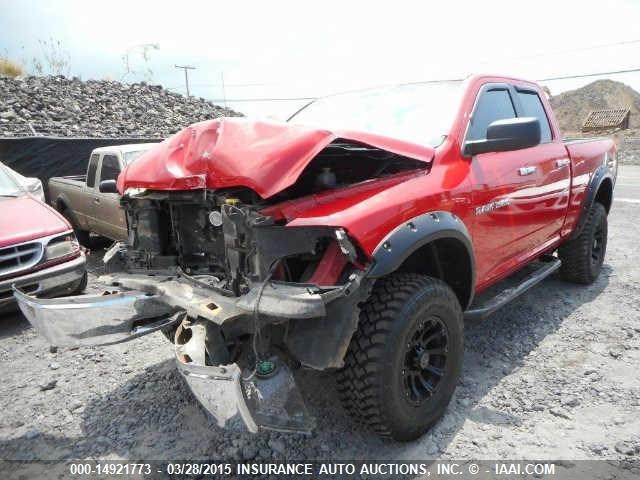 Side view of the 2012 Dodge Ram