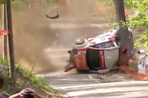 Video: Check Out This Horrific Crash At Rallye Ronde de La Durance