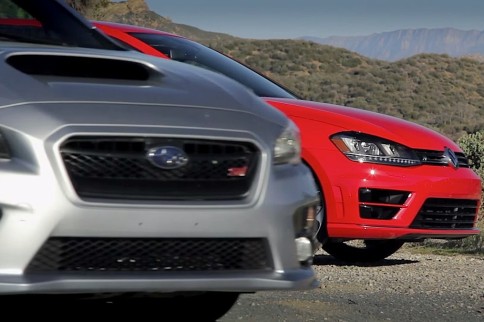 Video: The New AWD Rivals - Golf R Vs. Impreza WRX STi