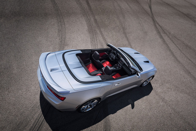The 2016 Chevy Camaro Convertible.  Image via NewsPressUSA.com