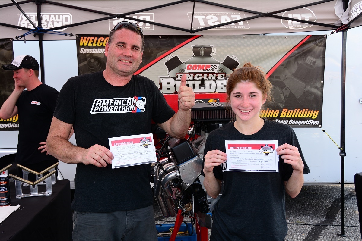 Father/Daughter Team Take First COMP Cams Engine Builder Duel Of 2015