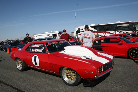 Racing Big Red Camaro Again