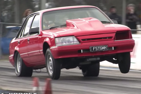 Video: Magnuson-Blown Holden VK Commodore Runs Mid-9s In The Quarter