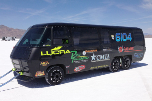 Top-Speed GMC Motorhome Is A True Salt Shaker