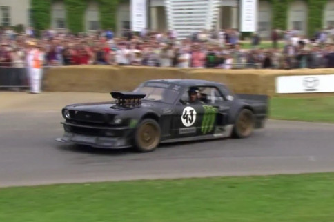 Video: Ken Block Brings The Hoonicorn To Goodwood Speed Festival