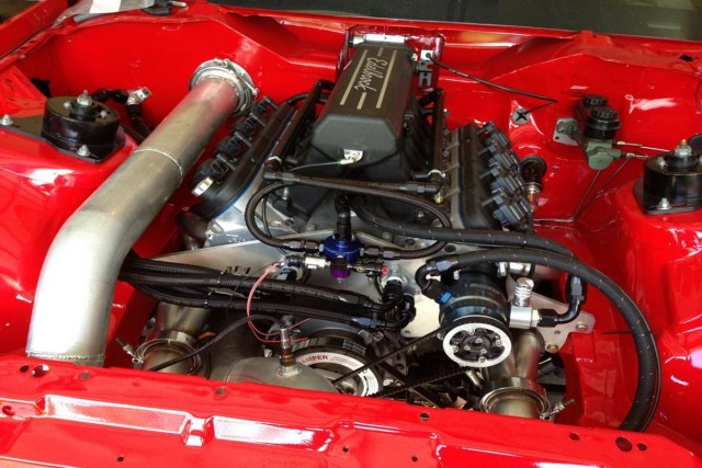 Coulter uses a Holley EFI Dominator engine management system to tune the car.